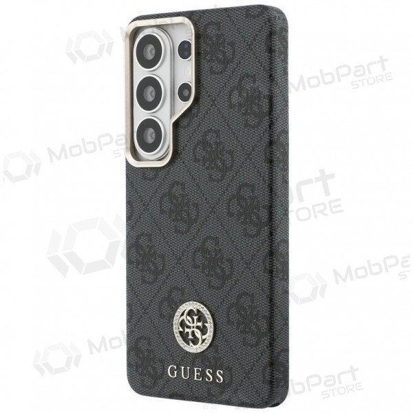 Samsung Galaxy S26 Ultra ümbris - Guess PU Leather 4G Strass Logo Gold Frame Magnetic (must)