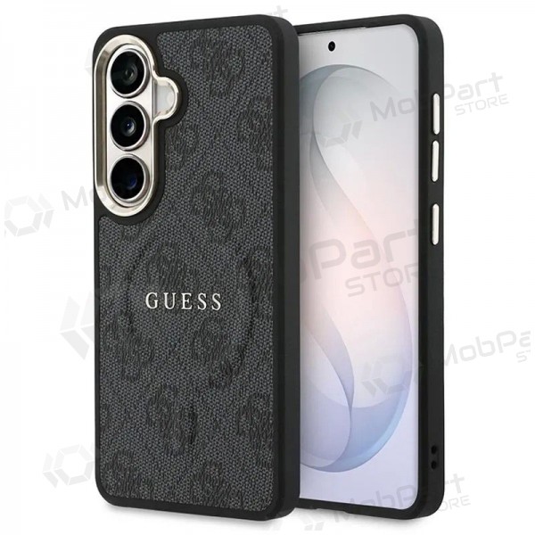 Samsung Galaxy S26 ümbris - Guess PU Leather 4G Gold Frame Magnetic (must)