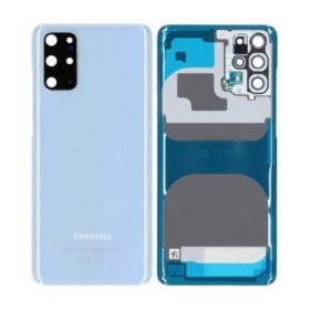 Samsung G985 / G986 Galaxy S20 Plus patareipesade kaas (tagakaas) (Cloud Blue) (kasutatud grade B, originaalne)