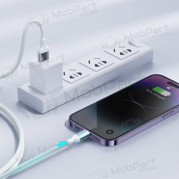 USB kaabel Joyroom S-UL012A10 USB to Lightning 2.4A 1.2m valged