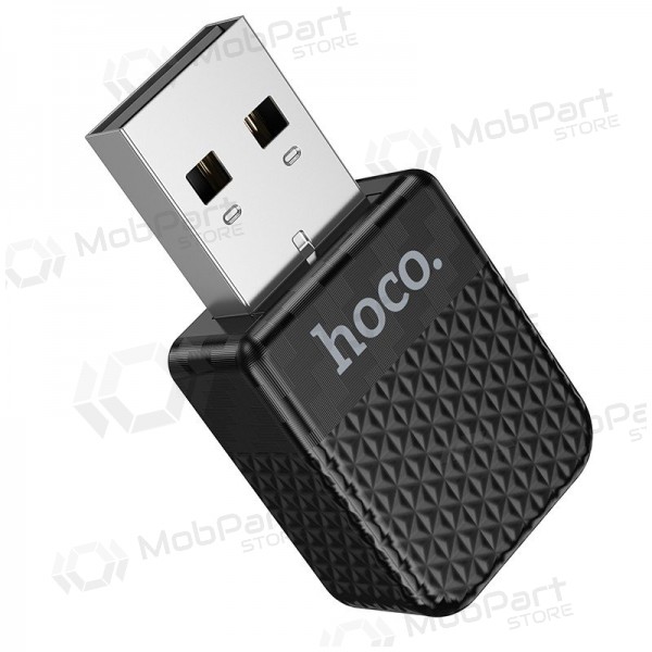 Juodas Hoco HU3 juhtmevaba CarPlay adapter