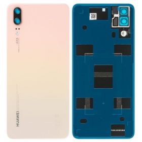 Huawei P20 patareipesade kaas (tagakaas) (roosi värvi) (kasutatud grade A, originaalne)