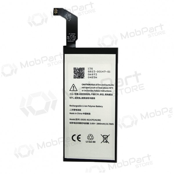 GOOGLE Pixel 4 patarei / aku (2800mAh) GOOGLE Pixel 4 patarei / aku (2800mAh)