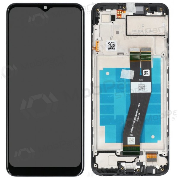 Samsung Galaxy A03 ekraan (mustad) (koos raamiga) (originaalne) Samsung Galaxy A03 ekraan (mustad) (koos raamiga) (originaalne)