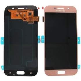 Samsung A520F Galaxy A5 (2017) ekraan (roosi värvi) (service pack) (originaalne)