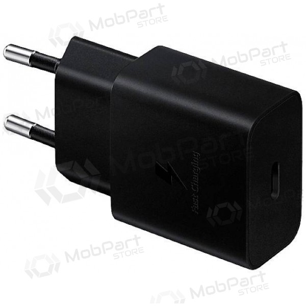 Laadija originaalne Samsung EP-T1510XBEGEU 15W + kaabel Type-C 1m pakendis mustad