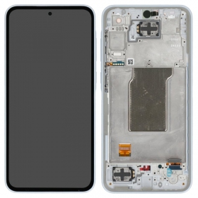 Samsung Galaxy A35 ekraan (Awesome Iceblue) (koos raamiga) (originaalne)