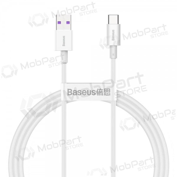 USB kaabel Baseus Superior iš USB į Type-C 66W 2.0m valged CATYS-A02