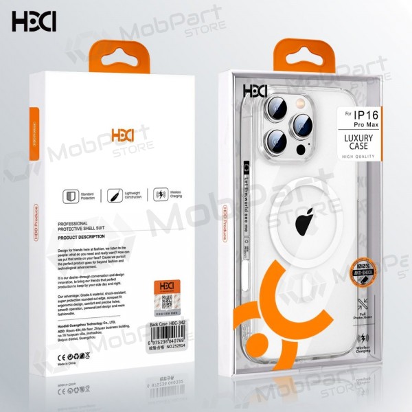 Apple iPhone 16 Pro ümbris - HDD Clear MagSafe Case (läbipaistev)