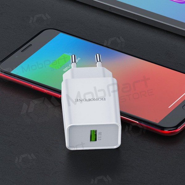 Laadija Borofone BN5 QC 3.0 18W (valged)