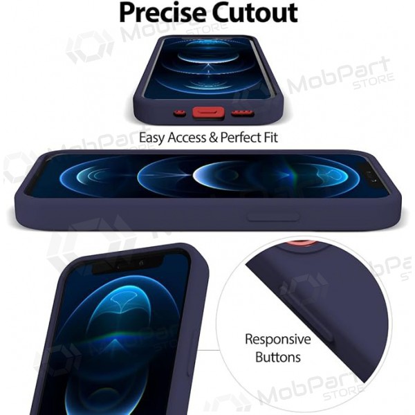Apple iPhone 11 Pro Max ümbris Mercury - Silicone Case (tumesinine)