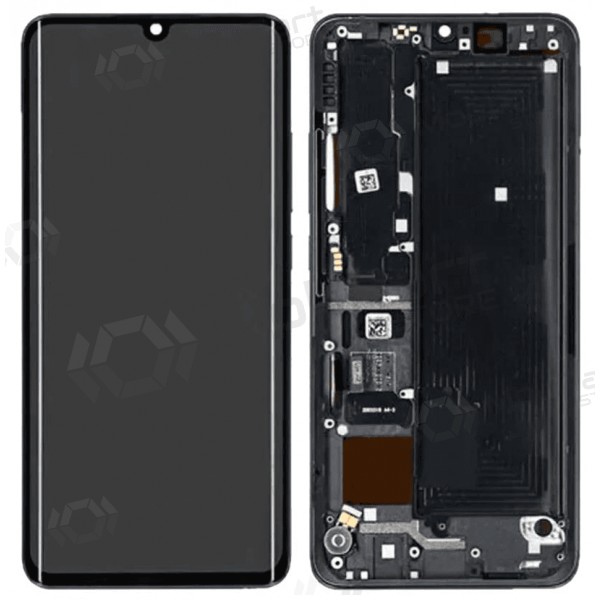 Xiaomi Mi Note 10, Mi Note 10 Pro, Mi Note 10 Lite ekraan (mustad) (koos raamiga) (originaalne) Xiaomi Mi Note 10, Mi Note 10 Pro, Mi Note 10 Lite ekraan (mustad) (koos raamiga) (originaalne)