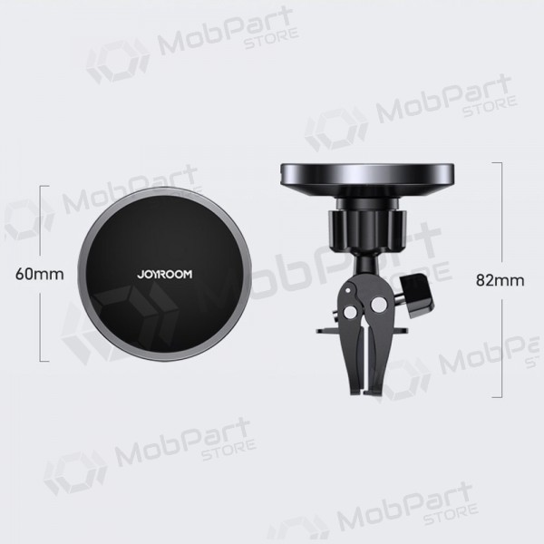 Laadija-laikiklis magnetinis automobilinis Joyroom JR-ZS240 MagSafe 15W mustad