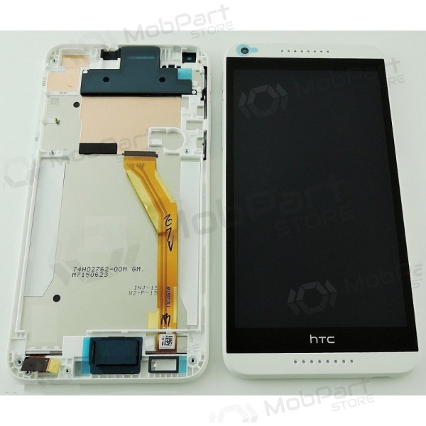 HTC Desire 816 ekraan (valged) (koos raamiga) (service pack) (originaalne)