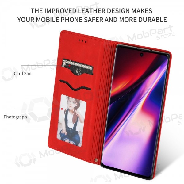 Xiaomi Redmi A7 4G ümbris - Business Style punane