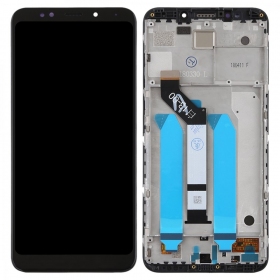 Xiaomi Redmi 5 Plus ekraan (mustad) (koos raamiga)