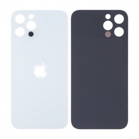 Apple iPhone 13 Pro Max patareipesade kaas (tagakaas) (hõbedased) (bigger hole for camera)