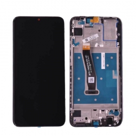 Huawei P Smart 2019 / P Smart Plus 2019 ekraan (mustad) (koos raamiga) (Premium)