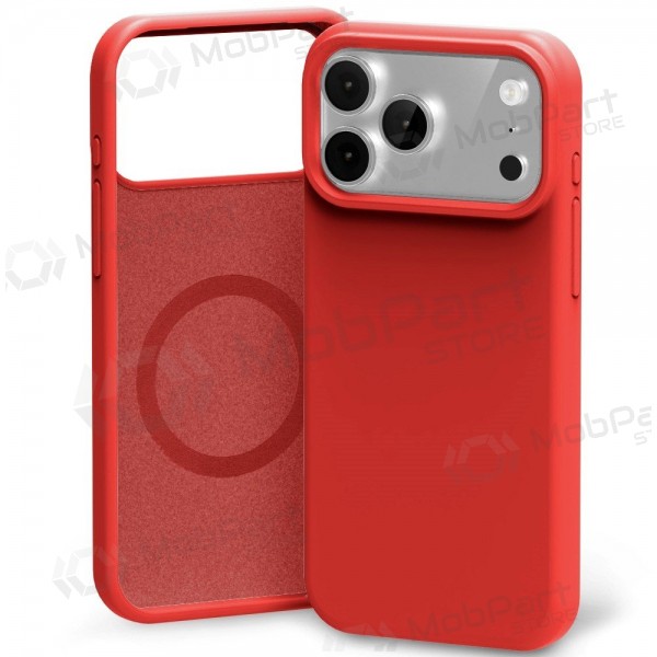 Apple iPhone 17 Pro Max, 18 Pro Max ümbris Mercury - Pure Magsafe Silicon Case (punane)