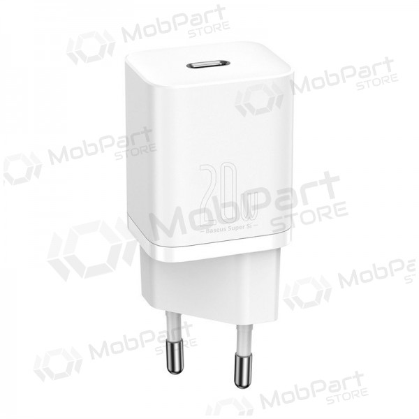 Laadija buitinis Baseus Super Si 20W valged CCSUP-B02