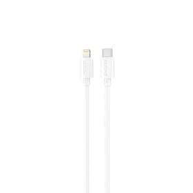 Lightning kaabel Dudao L4X USB-C kuni Lightning 2 m 30 W valge