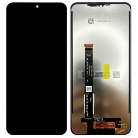 Ekranas Samsung G766 Xcover 7 Pro 2025koos  lietimui jautriu stikliuku Black originaalne (service pack)