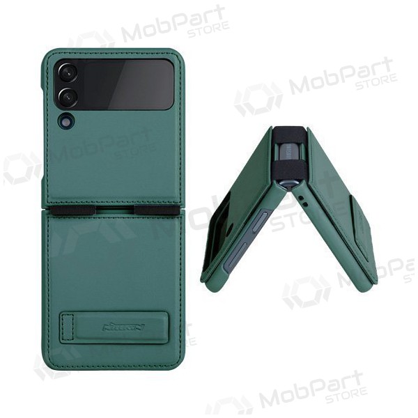 Samsung Galaxy Z Flip4 ümbris „Nillkin Leather“ (roheline) Samsung Galaxy Z Flip4 ümbris „Nillkin Leather“ (roheline)