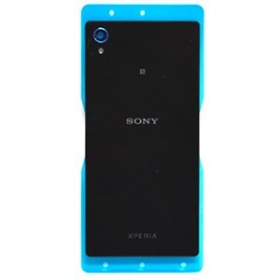 Sony Xperia M4 Aqua E2303 / Xperia M4 Aqua E2306 / Xperia M4 Aqua E2353 patareipesade kaas (tagakaas) (mustad)