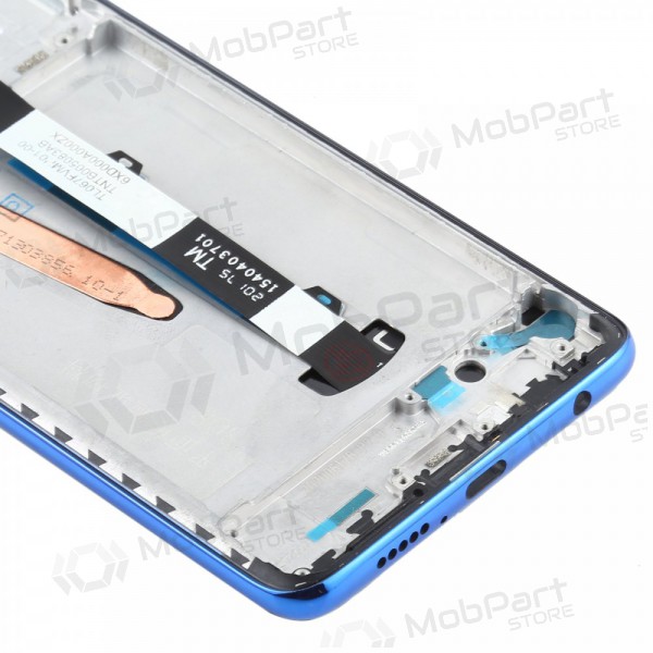 Xiaomi Poco X3 / X3 NFC ekraan (sinised) (koos raamiga) (service pack) (originaalne)