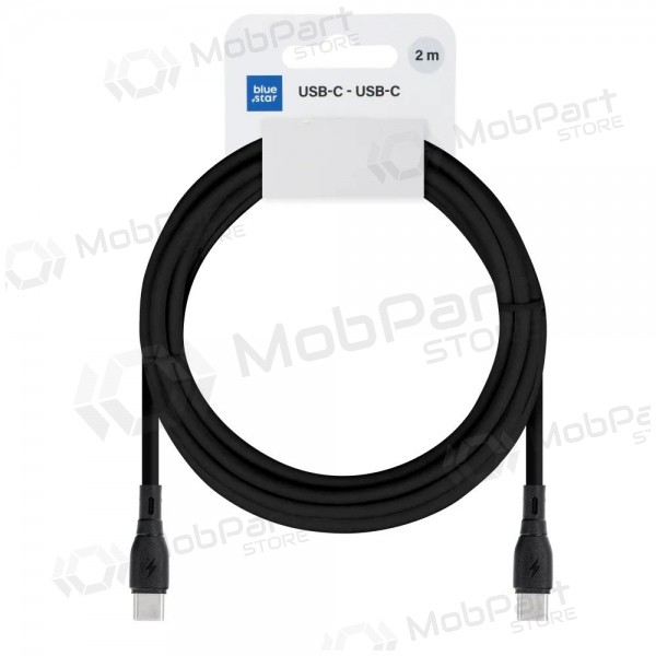 USB-C kaabel Blue Star PJ73-14-3 USB-C kuni USB-C 2 m 60 W must