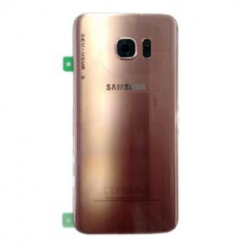 Samsung G935F Galaxy S7 Edge patareipesade kaas (tagakaas) roosi värvi (rose pink) (kasutatud grade B, originaalne)