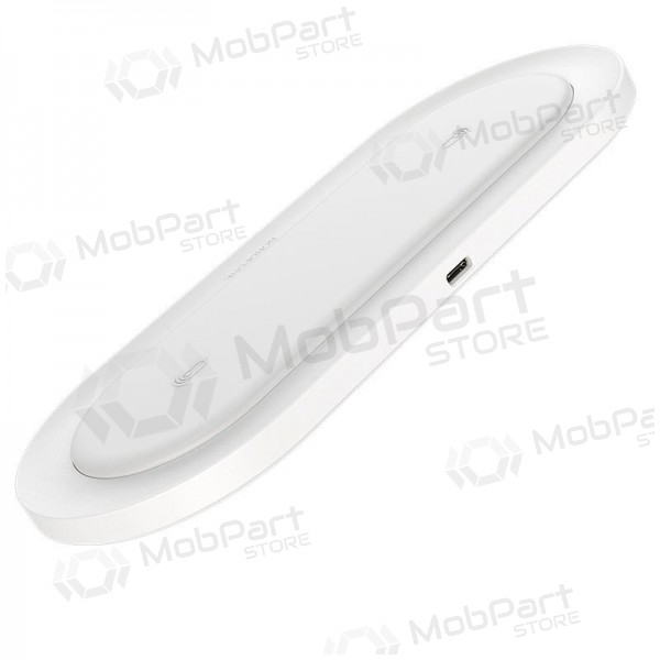Laadija juhtmeta Borofone BQ7 Prominent Dual (10W) (valged)
