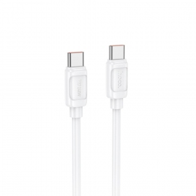 USB-C kaabel Hoco X115 USB-C to USB-C 1 m 240 W valge