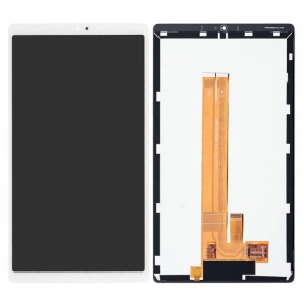 Samsung Galaxy Tab A7 Lite ekraan (valged) (originaalne)