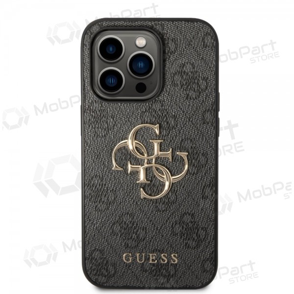 Apple iPhone 14 Pro ümbris - Guess PU 4G Metal Logo (hall)