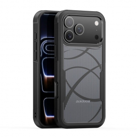 Apple iPhone 17 Pro Max, 18 Pro Max ümbris - Dux Ducis Shld must (Rhythm Pattern)