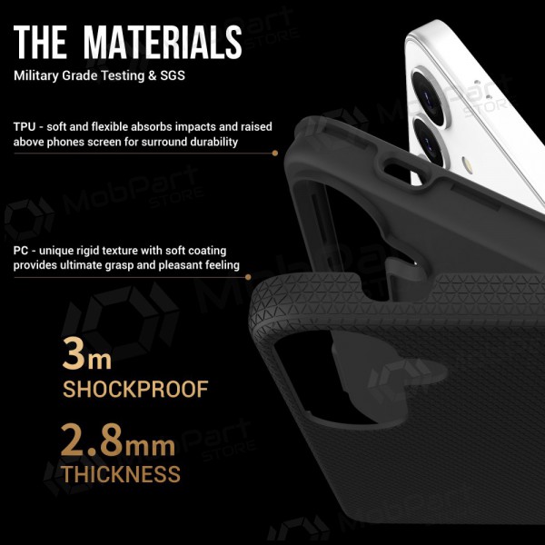 Ümbris Perfectionists Triangle Case Samsung A266 A26 5G mustad Ümbris Perfectionists Triangle Case Samsung A266 A26 5G mustad