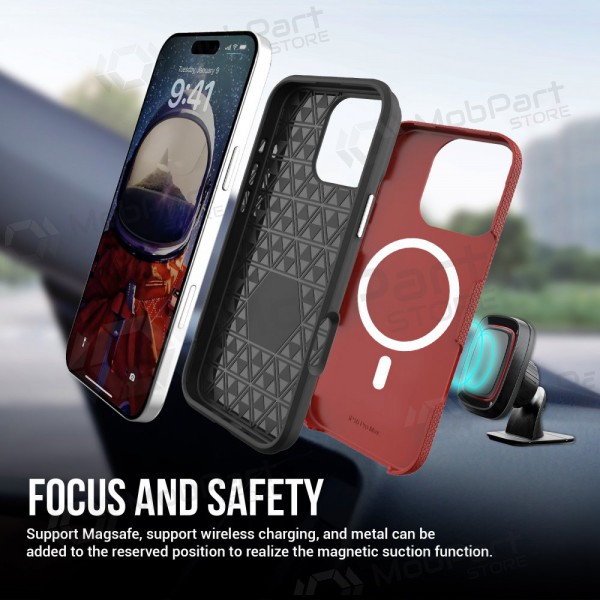 Apple iPhone 15 Pro ümbris „Perfectionists“ (punane)