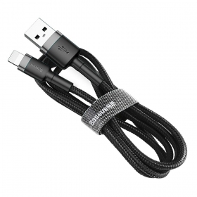 USB kaabel Baseus Cafule USB-A to Lightning 2.4A 1.0m hall-mustad CALKLF-BG1