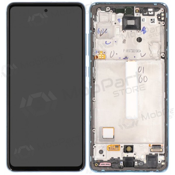 Samsung Galaxy A52 ekraan (sinised) (koos raamiga) (originaalne) Samsung Galaxy A52 ekraan (sinised) (koos raamiga) (originaalne)