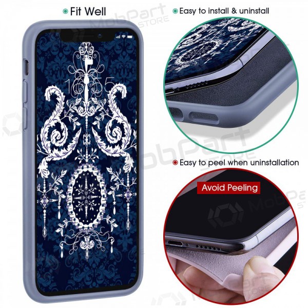 Apple iPhone 11 Pro Max ümbris - Liquid Silicone 2.0mm (lavendlihall)