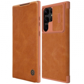 Samsung Galaxy S23 Plus ümbris „Nillkin Leather“ (mustad)