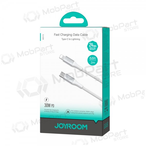 USB kaabel Joyroom S-A28 USB-C to Lightning 30W 2.0m valged