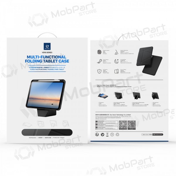 Apple iPad 10.9 2022, iPad 11 2025 ümbris - Dux Ducis Vers (must)