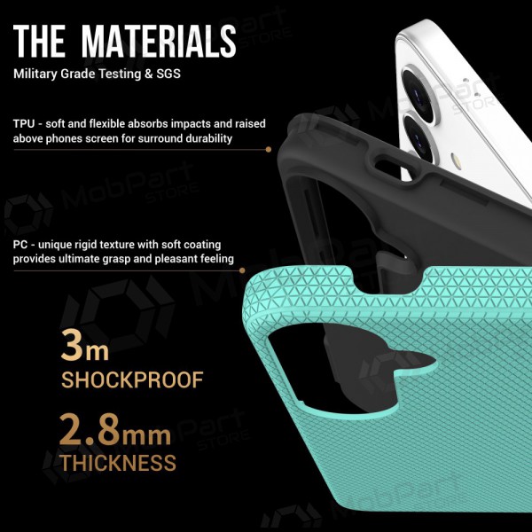 Ümbris Perfectionists Triangle Case Samsung A165 A16 4G/A166 A16 5G roheline Ümbris Perfectionists Triangle Case Samsung A165 A16 4G/A166 A16 5G roheline
