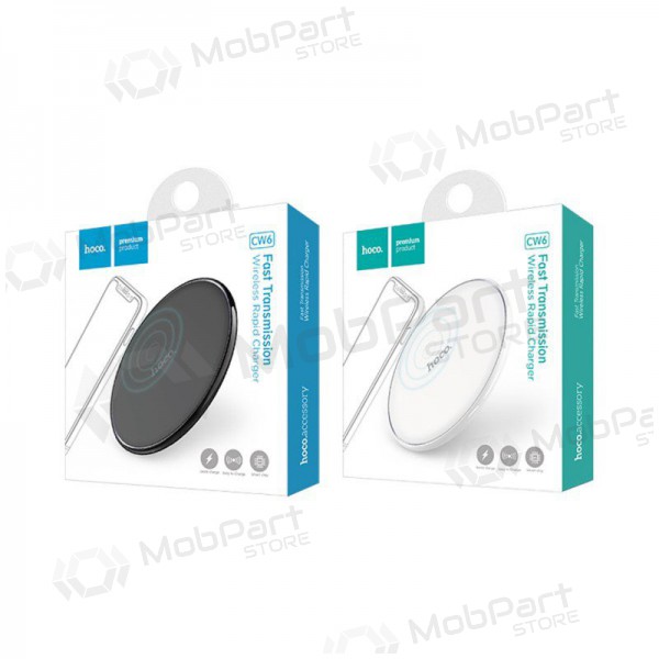 Laadija juhtmeta Hoco CW6 (5W) (valged)