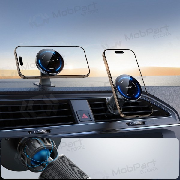 Automobilinis laikiklis-laadija Joyroom JR-ZS502 MagSafe 15W (air vent/dashboard) mustad