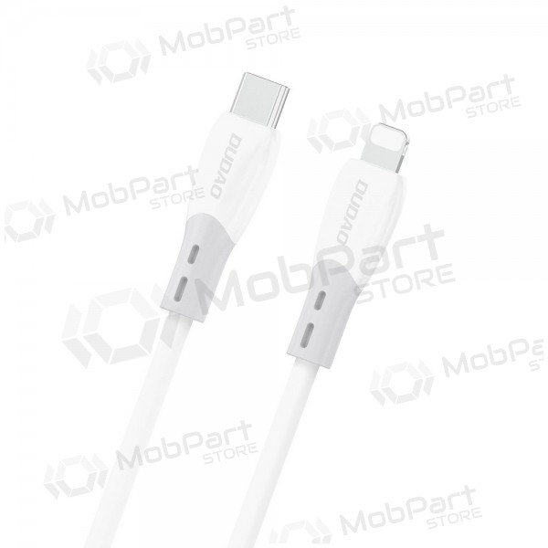 Lightning kaabel Dudao L25SX USB-C kuni Lightning 2 m 30 W valge