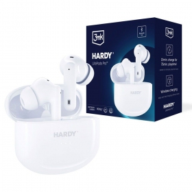 Juhtmetas ausinės 3mk HARDY LifePods Pro baltos