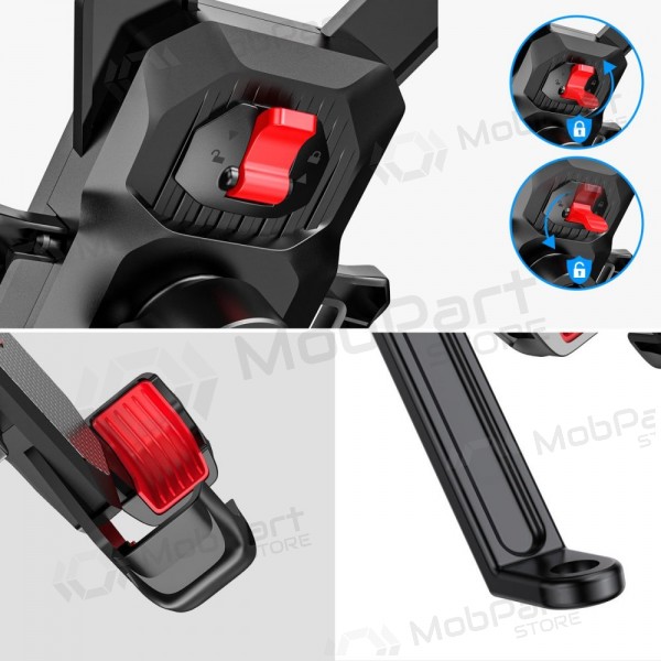 Telefono laikiklis motociklui Joyroom JR-ZS288 mustad